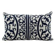 Kota Cape Cod Linen Lumbar Cushion Blue