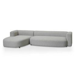 Lavinia Left Chaise Sofa - Grey by Interior Secrets - AfterPay Available