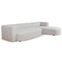 Lavinia Right Chaise Sofa - Sterling Sand by Interior Secrets - AfterPay Available