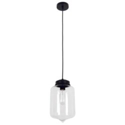 MASON Pendant Lamp Light Interior ES Clear Glass Tipped Oblong OD180mm