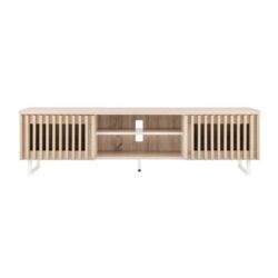 Manila Lowline Entertainment Unit TV Stand Storage Cabinet 160cm - Natural - Natural