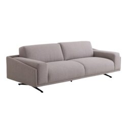 Marat 3 Seater Fabric Sofa - Dusty Grey by Interior Secrets - AfterPay Available
