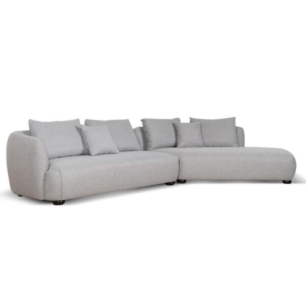 Marius Right Chaise Sofa - Grey by Interior Secrets - AfterPay Available