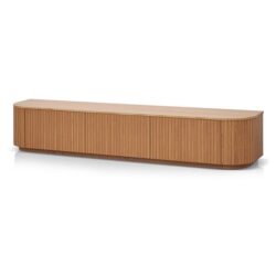 Marty 2.4m TV Entertainment Unit - Natural Oak by Interior Secrets - AfterPay Available