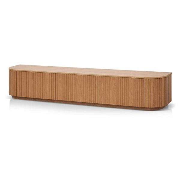 Marty 2.4m TV Entertainment Unit - Natural Oak by Interior Secrets - AfterPay Available