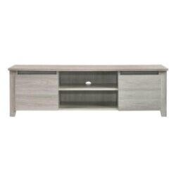 Maze TV Stand Entertainment Unit Lowline 120cm - White Oak