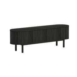 Melita 1.6m TV Entertainment Unit - Full Black by Interior Secrets - AfterPay Available