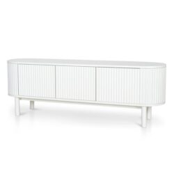 Melita 1.6m TV Entertainment Unit - Warm White by Interior Secrets - AfterPay Available