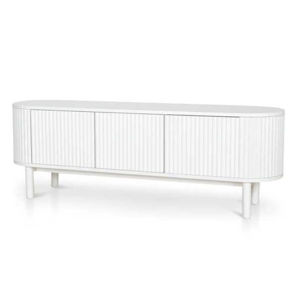 Melita 1.6m TV Entertainment Unit - Warm White by Interior Secrets - AfterPay Available