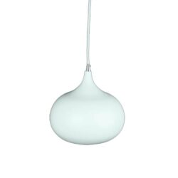 Mini Kirby Inverted Bowl Metal Pendant Light Lamp - White