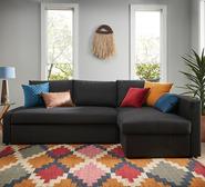 Motown 3 Seater Sofa Bed Grey