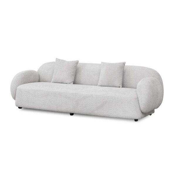Moyer 3 Seater Fabric Sofa - Salt White by Interior Secrets - AfterPay Available