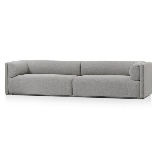 Mullen 4 Seater Fabric Sofa - Grey by Interior Secrets - AfterPay Available