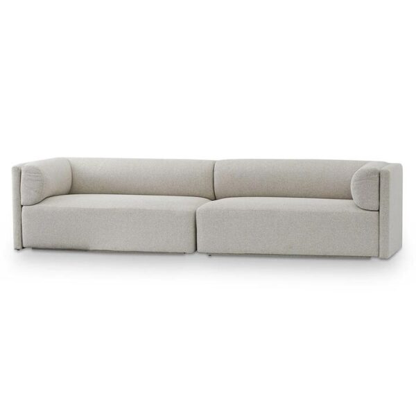 Mullen 4 Seater Fabric Sofa - Sterling Sand by Interior Secrets - AfterPay Available