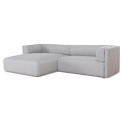 Mullen Left Chaise Sofa - Grey by Interior Secrets - AfterPay Available
