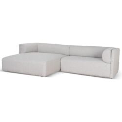 Mullen Left Chaise Sofa - Sterling Sand by Interior Secrets - AfterPay Available
