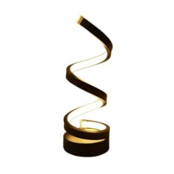 NNEOBA Modern Spiral LED Table Lamp