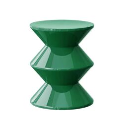 NNEOBA Nordic Ottoman Shoe Changing Stool - Modern Minimalist Designer Stool in Large Green