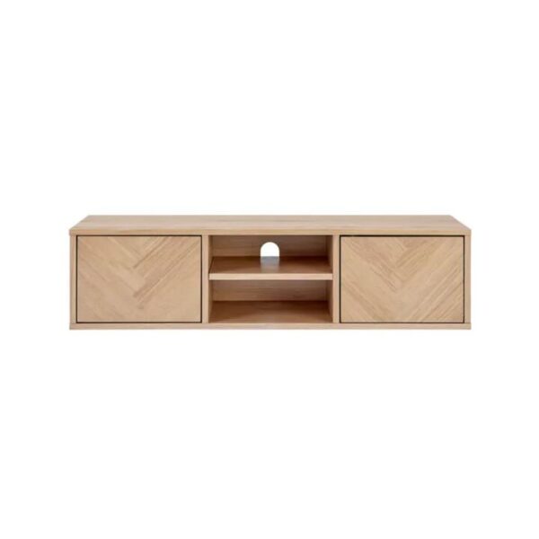 Nagano Lowline Entertainment Unit TV Stand Storage Cabinet 120cm - Natural