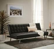 Nap 3 Seater Futon Black