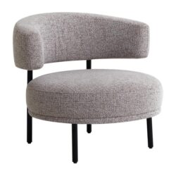 Niva Fabric Armchair - Mountain Grey by Interior Secrets - AfterPay Available