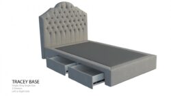 Nottingham custom bed with choice of storage base
