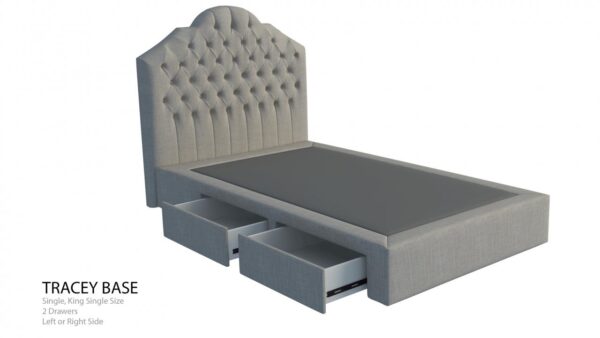 Nottingham custom bed with choice of storage base