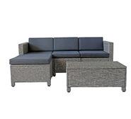 Ovela 4 Seater Outdoor Lounge Set Grey