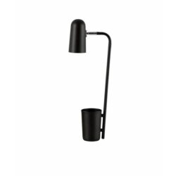 PASTEL Table Lamp SES Matte Black Ellipse OD160mm Adjustable with Storage