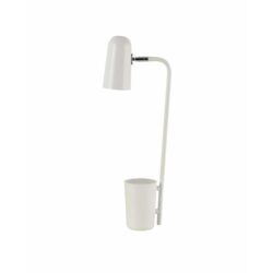 PASTEL Table Lamp SES Matte White Ellipse OD160mm Adjustable with Storage