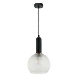PELOTA Pendant Lamp Light Interior ES OD200mm H320mm Wine Glass Clear Segmented Glass