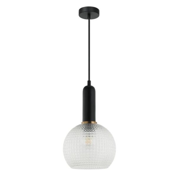 PELOTA Pendant Lamp Light Interior ES OD200mm H320mm Wine Glass Clear Segmented Glass