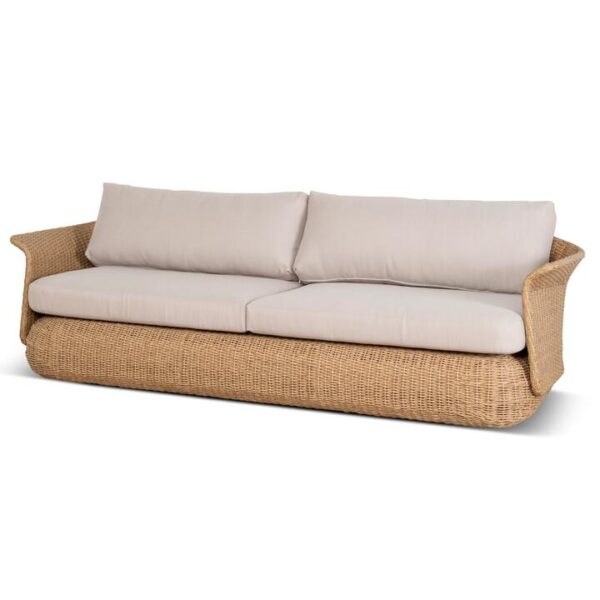 Palisade Outdoor 3 Seater Sofa - Natural Taupe by Interior Secrets - AfterPay Available