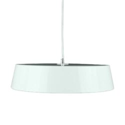 Parra Classic Metal Pendant Light Lamp High Gloss Finish - White