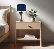 Rustin Two Monkeys Table Lamp Blue