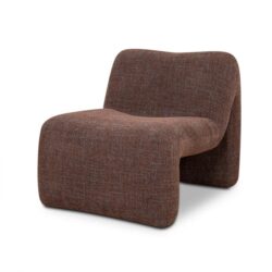 Saini Fabric Lounge Chair - Moss Brown by Interior Secrets - AfterPay Available