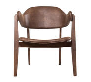 Set Of 2 Geline Lounge Chair Brown