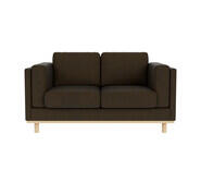 Seville 2 Seater Sofa Brown