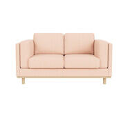 Seville 2 Seater Sofa Pink