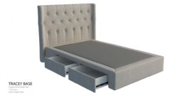 Sorrento custom bed head with choice of storage base