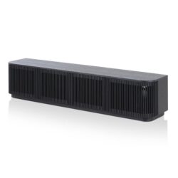 Tahlia 2m TV Entertainment Unit - Full Black by Interior Secrets - AfterPay Available