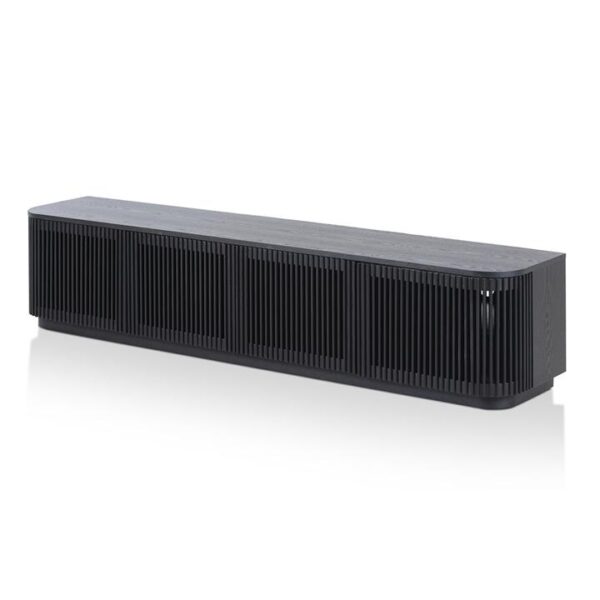 Tahlia 2m TV Entertainment Unit - Full Black by Interior Secrets - AfterPay Available