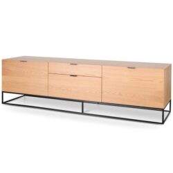 Talia Entertainment TV Unit - Natural Oak by Interior Secrets - AfterPay Available