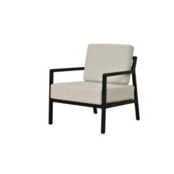 Trenton Black Elm Armchair - Light Beige by Interior Secrets - AfterPay Available