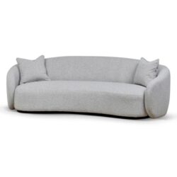 Trevor 3 Seater Fabric Sofa - Clay Grey by Interior Secrets - AfterPay Available