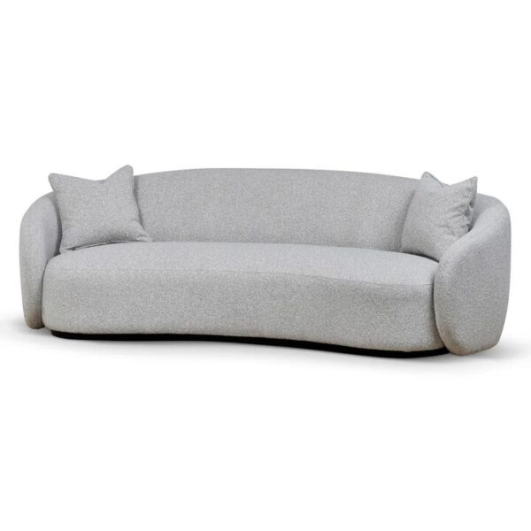 Trevor 3 Seater Fabric Sofa - Clay Grey by Interior Secrets - AfterPay Available