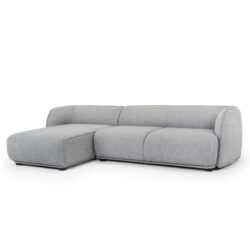 Troy 3 Seater Left Chaise Sofa - Graphite Grey by Interior Secrets - AfterPay Available