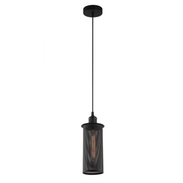 VENETO Table Lamp ES Black Mesh Oblong OD150mm with Black