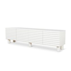 Vasuda 2m TV Entertainment Unit - White by Interior Secrets - AfterPay Available
