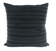 Velveta Striped Cushion Black